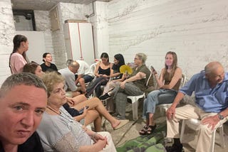 A night in an Israeli bomb shelter