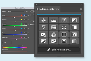 What are the pros and cons of adjustment layer and adjustment in Photoshop?