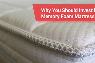 Advantages Of A Memory Foam Mattress