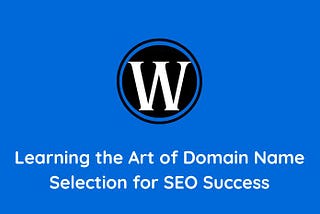 Learning the Art of Domain Name Selection for SEO Success