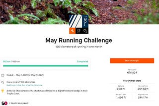 200km Running Challenge