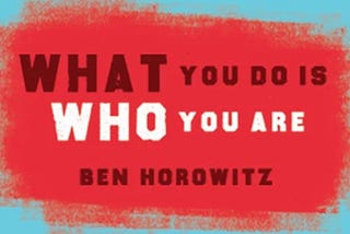 Thoughts on “What You Do Is Who You Are”