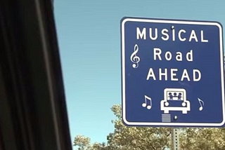 The story behind musical road