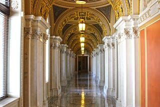 Grand Hallway of the Library of Congress