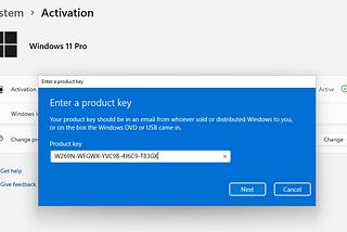 Windows 11 Pro Product Key Free (180 days)