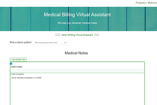 Medical Billing Virtual Assistant — Capstone Project for UC Berkeley MIDS