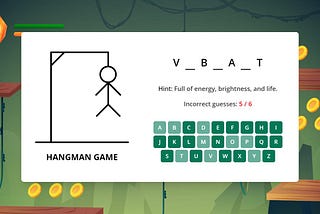 How to Create a Hangman Game in ReactJS and Tailwind CSS