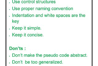 How to write a Pseudo Code?