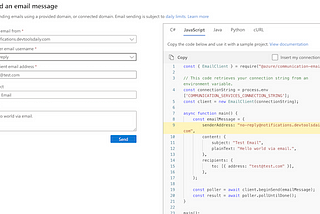 Send emails with Azure Communication Services — Part 2