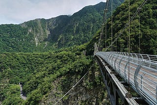 台灣 花東微解封(2021–08–05~13) 花蓮秀林 太魯閣 山月吊橋