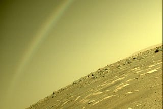 No, We Haven’t Found A Rainbow on Mars.