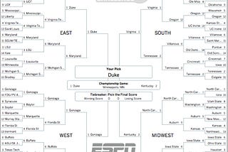 Ncaa madness schedule