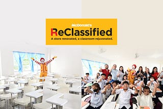 Store to school: McDonald’s ReClassified transforms furniture from renovated stores into classroom…