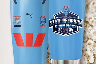New South Wales Blues 2024 State of Origin Champions Tumbler: Sip in Style with Championship Pride