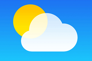 Building a simple weather app for iOS using Swift.