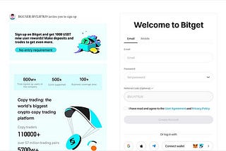 How to register an account in BitGet