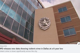 Violent crime hits six-year low