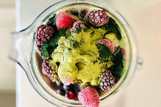 Ultimate Green Smoothie Variation ~ Agave Inulin, Coconut, Moringa, Matcha, Spirulina, Lemon…