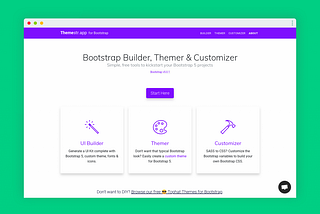 自定义 Bootstrap 5 的风格，实现自定义风格页面开发