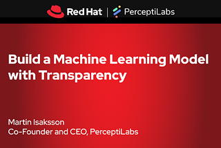 Red Hat artificial intelligence machine learning webinar