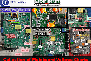 LCD LED TV Main Board Voltage Charts Collection Download