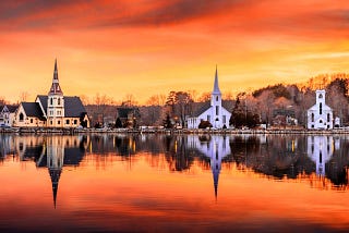 Mahone Bay Three Churches-Photo by Shawn M. Kent