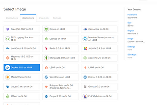 Using Docker to deploy Apache, Nginx, WordPress and Nodejs containers with Digital Ocean