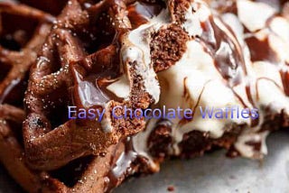 The Best & Easy Chocolate Waffles For Breakfast — Trendinground