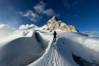 Vallunaraju North Ridge