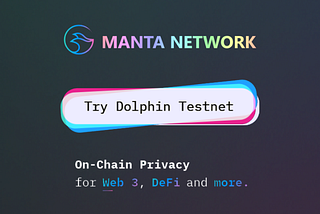 Manta — Dolphin Testnet. Мы расскажем, как получить Airdrop