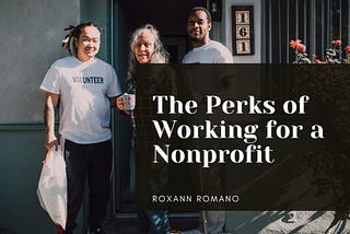 The Perks of Working for a Nonprofit | Roxann Romano