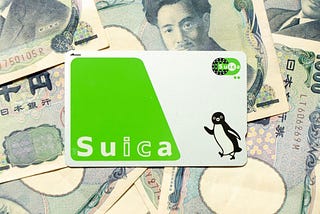 Japan subway card - Suica card