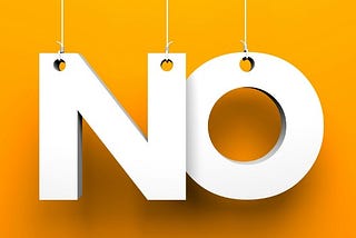 The Power Of Saying No