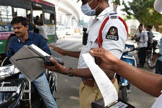 Problems faced by Traffic Police in Bengaluru.