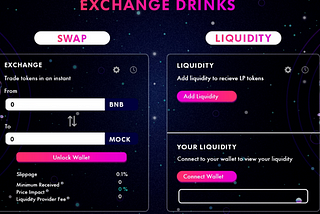 Mocktail — Decentralized exchange solution for the Binance Smart Chain