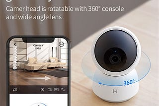 IMILAB Home Security Camera A1, 360 Degree Tracking CCTV