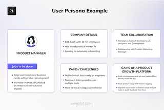 User persona example