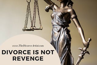 Divorce is Not Revenge.