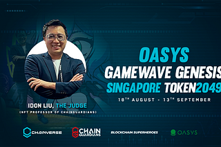 Chain Verse Joins the Oasys GameWave Genesis Hackathon at Singapore TOKEN2049