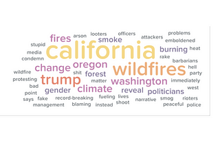 Do We Focus On Aid Or Politics? — An Analysis of the Wildfires in California