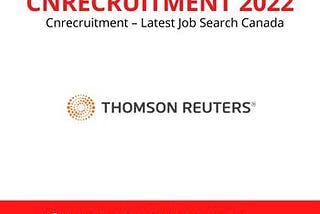 Thomson Reuters Senior Project Manager Jobs in Toronto Apply Now