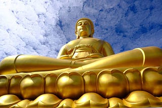 Golden Buddha statue