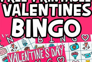 Spring bingo printable for kids