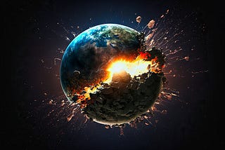 Planete Earth Exploding