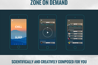 Introducing Zone - change your mood state at the touch of a button