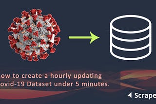 How to create a hourly updating Covid-19 Dataset under 5 minutes.