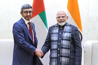 UAE Foreign Minister Meets Indian Prime Minister in New Delhi: Forging Strong ties and Economic…