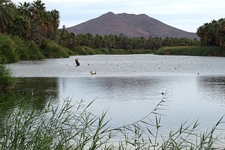 Geographic context indicates a Baja California/Southern California setting for the Book of Mormon