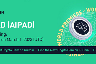 AIPad token will be listed on Kucoin